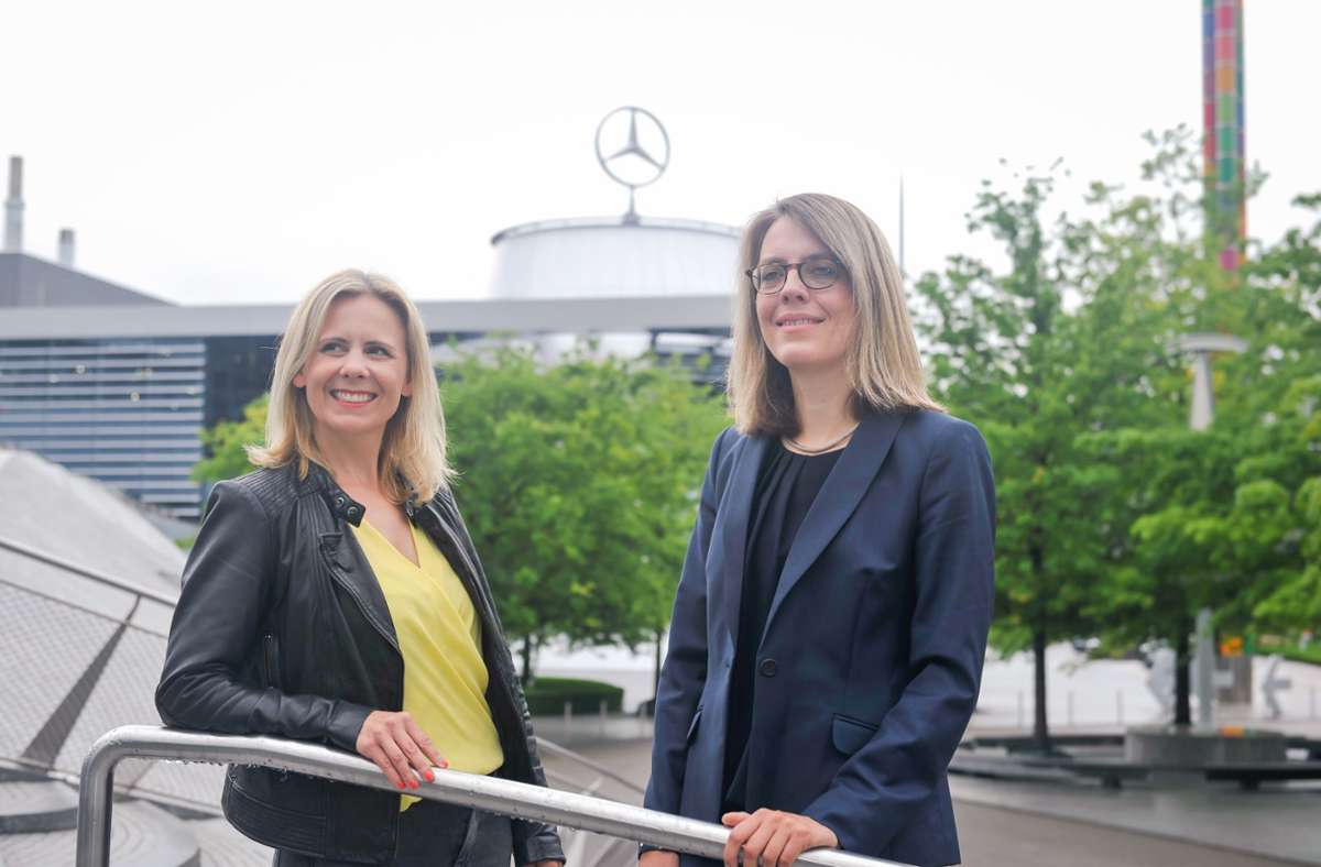 Daimler-Managerinnen teilen sich einen Job: „Wir kriegen auf den Cent das gleiche Gehalt“