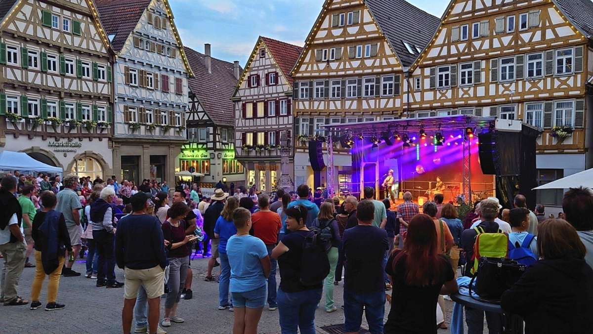 Herrenberg als Musikmeile: Urlaubsfeeling beim  Straßenmusikfest
