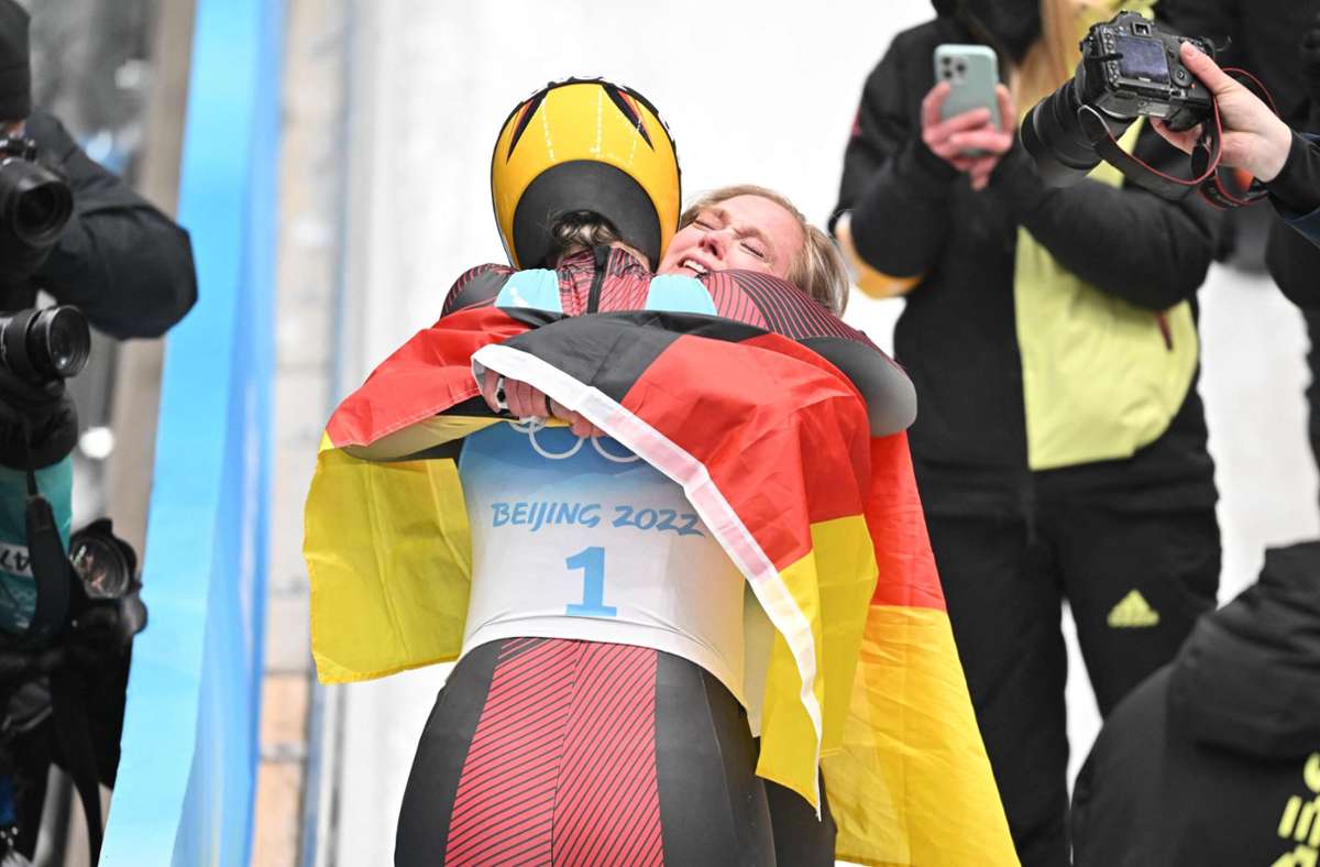 Olympia 2022: Deutscher Doppelsieg bei den Rodlerinnen