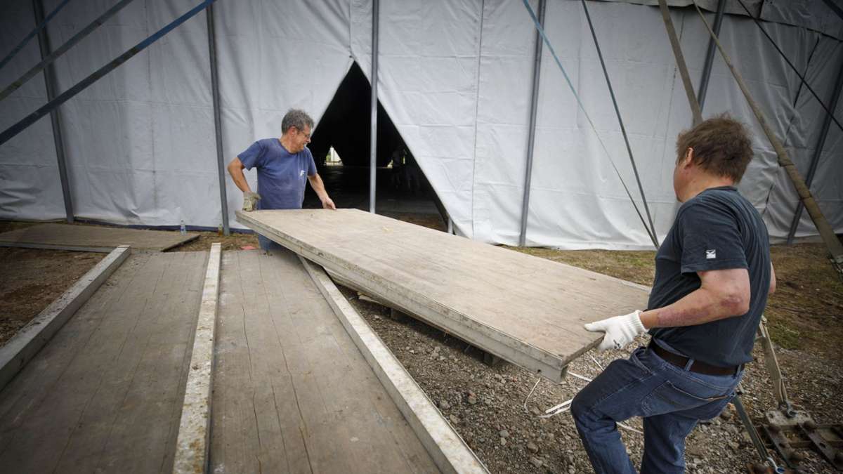 In diesem Sommer wird in Winterbach wieder das Zelt aufgebaut (Archivbild).