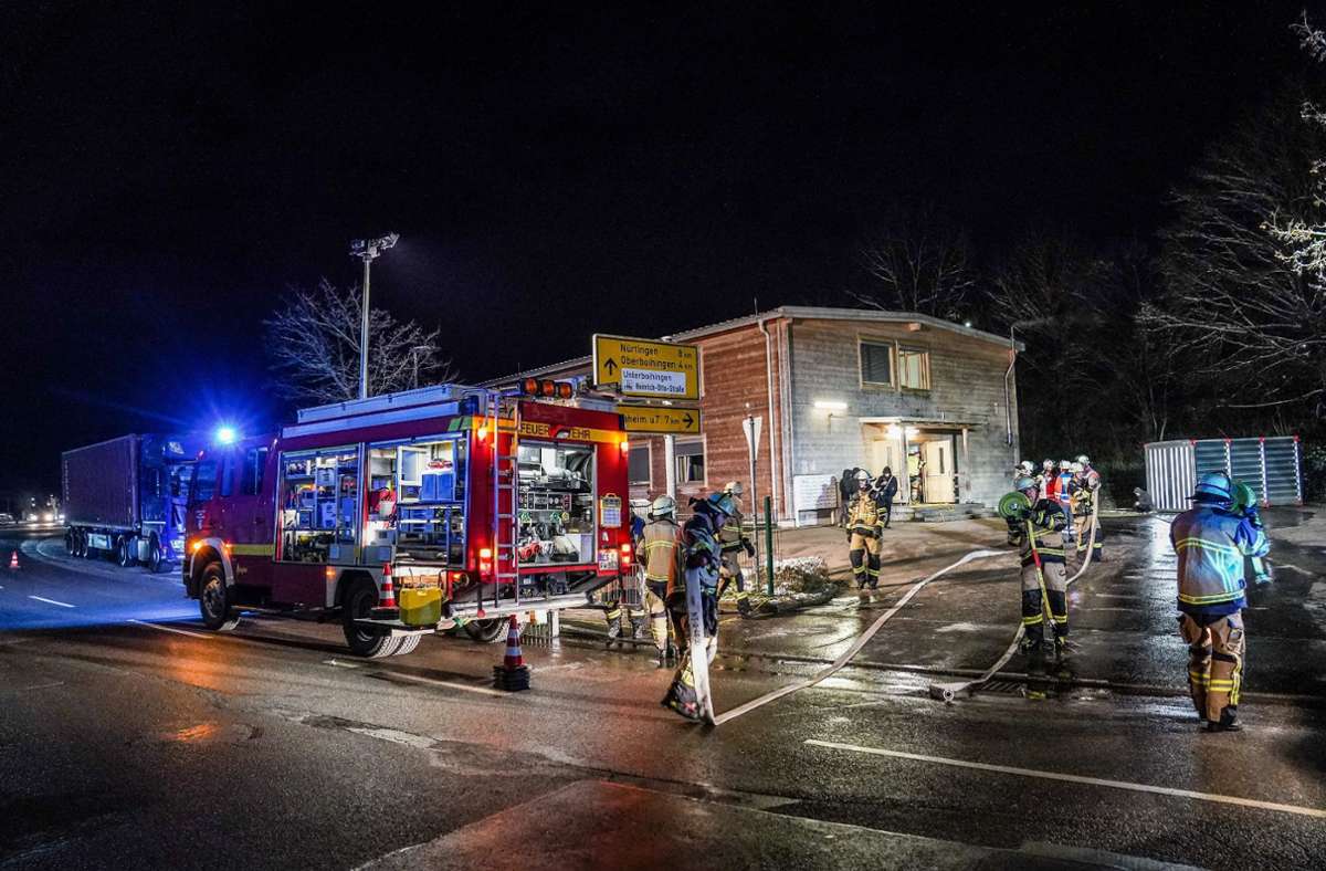Brand in Wendlingen: Raclette-Grill fängt Feuer