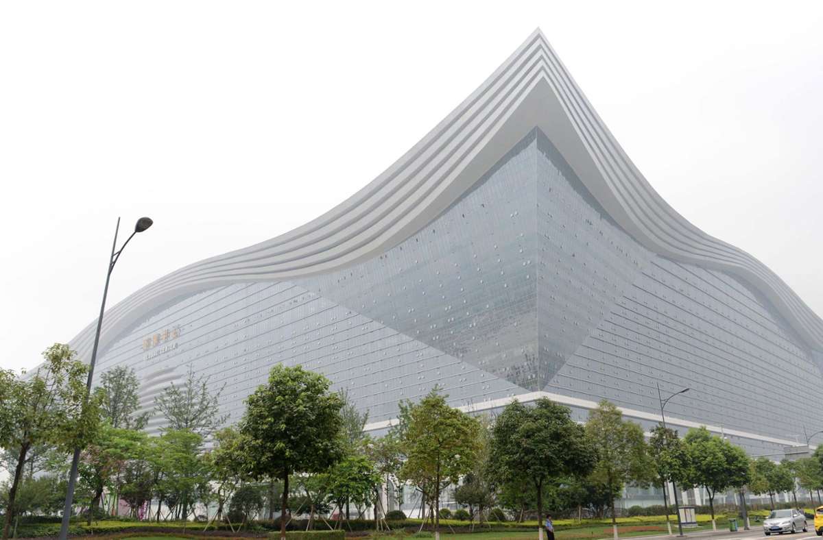 Das New Century Global Center in Chengdu (China) bietet eine gigantische Größe.