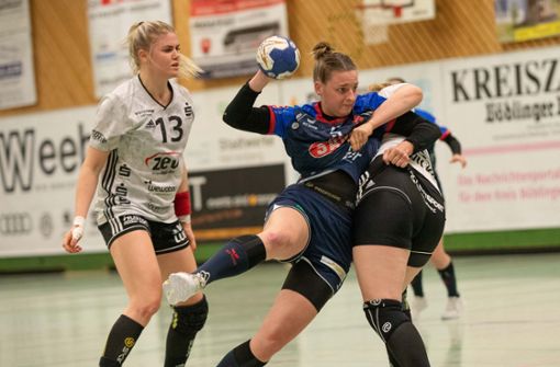 Auch in der kommenden Saison eine Kutie: Annika Blanke bleibt der SG H2Ku Herrenberg erhalten Foto: Drofitsch/Eibner