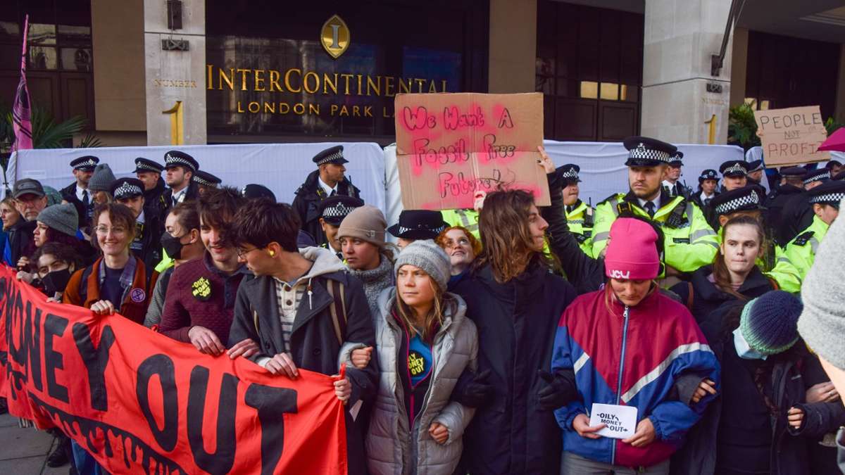 London: Greta Thunberg demonstriert nach Festnahme erneut