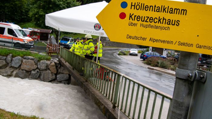 Alpenverein: Holzbrücke  schon einmal weggerissen