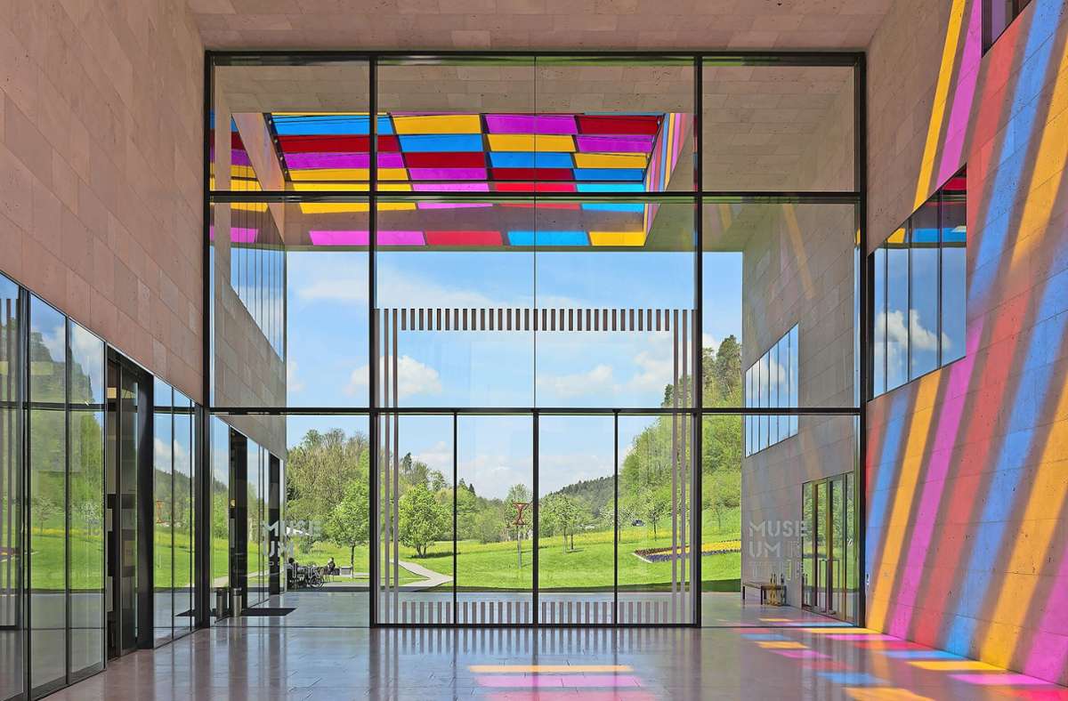 „Das Gebäude ist außergewöhnlich“, sagt Marli Hoppe-Ritter über die Architektur ihres Museumsbaus. Die quadratischen Lichtwürfel sind selbst ein Kunstwerk.