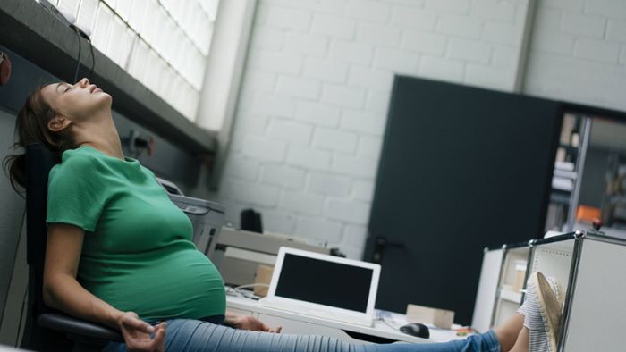 Warum schwangere Frauen so oft gähnen