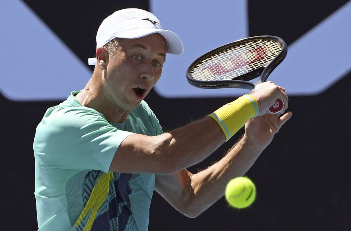 Australian Open in Melbourne: Philipp Kohlschreiber ohne Chance gegen Roberto Bautista Agut