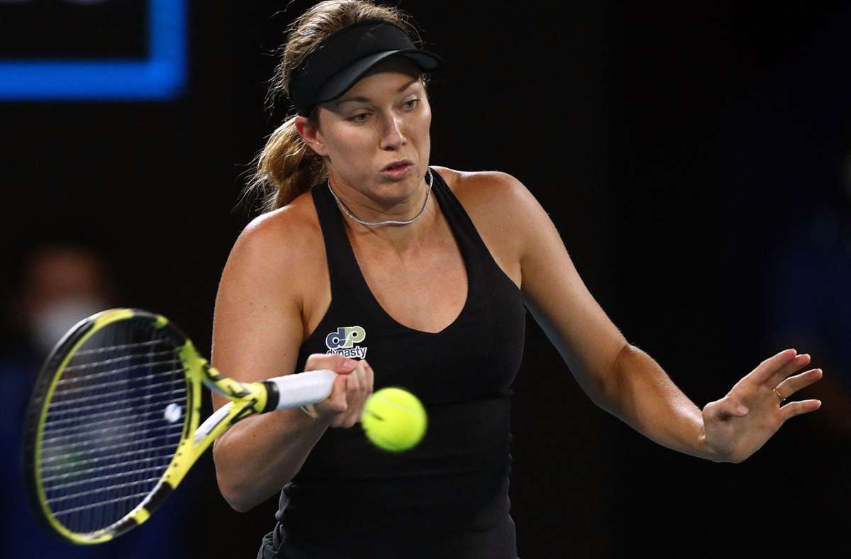 Danielle Collins hat bei den Australian Open für eine Überraschung gesorgt. Foto: AFP/AARON FRANCIS