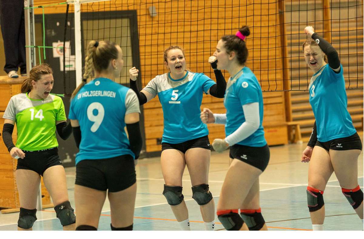 Volleyball-Oberliga Frauen: SpVgg Holzgerlingen wächst gegen Spitzenreiter über sich hinaus