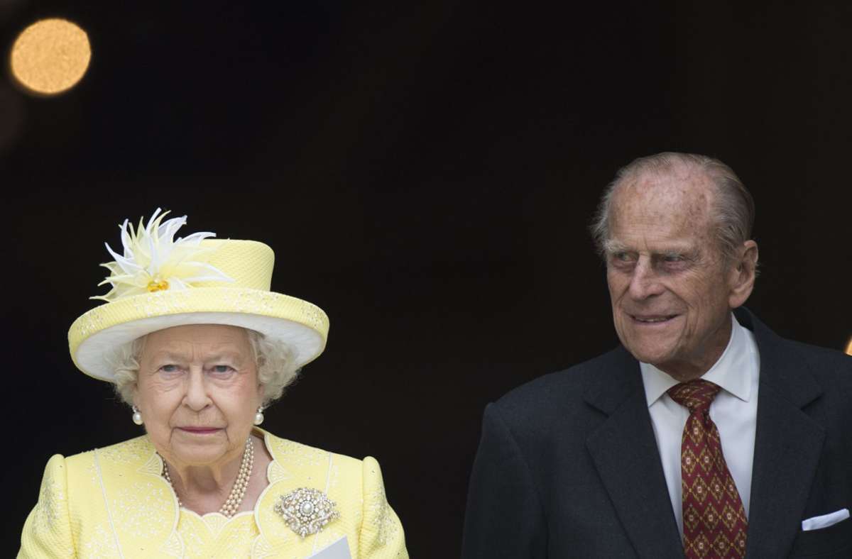 2016: Die Queen und Prinz Philip bei einem Gedenkgottesdienst zum 90. Geburtstag der Königin.