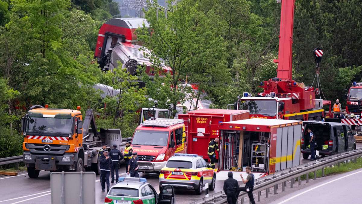 Unfall vor den Pfingstferien: Vier Tote bei Zugunglück in Garmisch