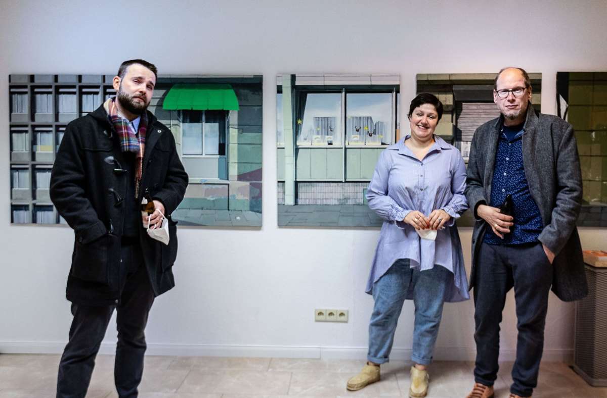 Böblinger Galeristenpaar Schacher präsentiert  Jan Jansen: Ausgestorbene Stadt in der Pandemie