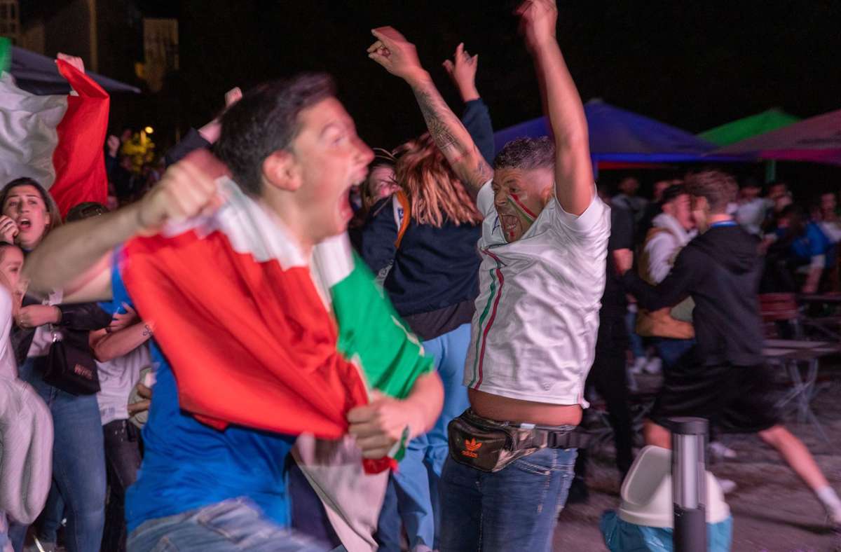 Kreis Böblingen im Titelrausch: Italiener feiern Europameisterschaft
