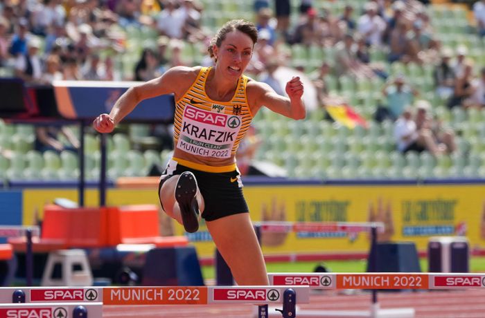 Leichtathletik: Carolina Krafzik steht im EM-Finale, Preis scheidet aus