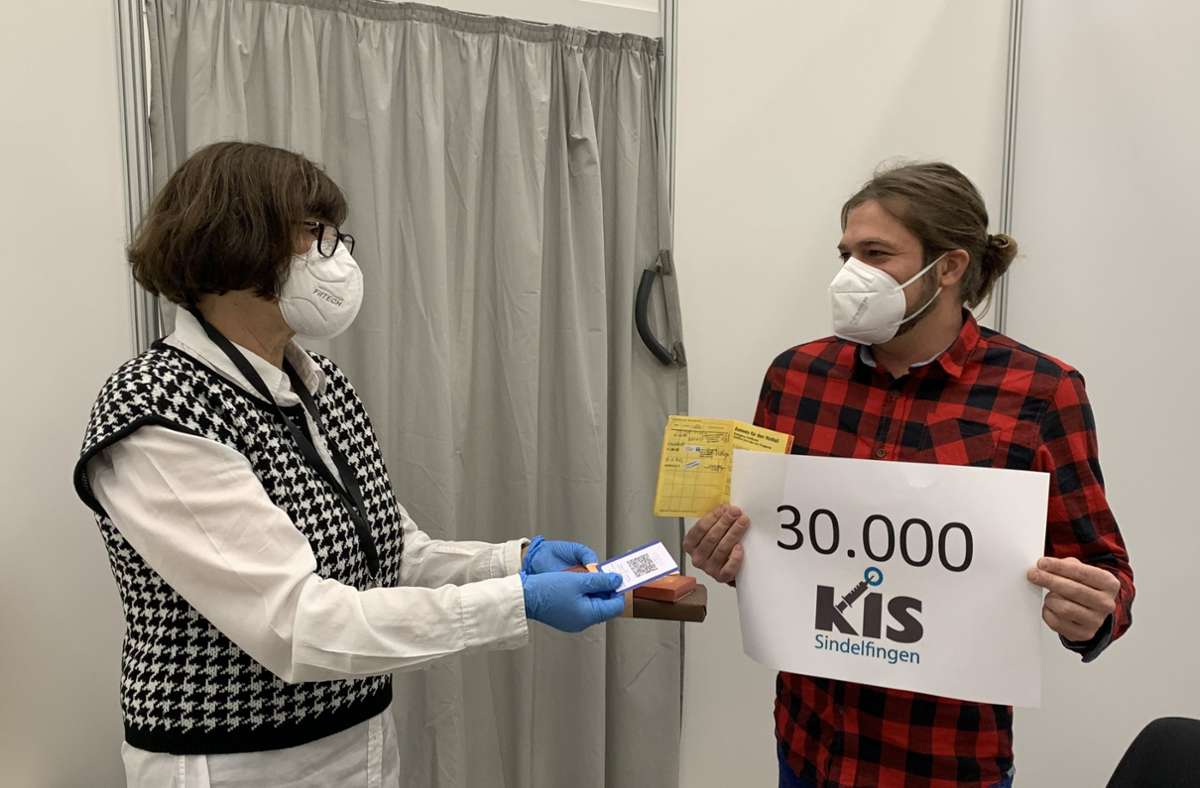 Sindelfinger Kreisimpfstützpunkt: Mehr als 30.000 Menschen  in einem Monat geimpft