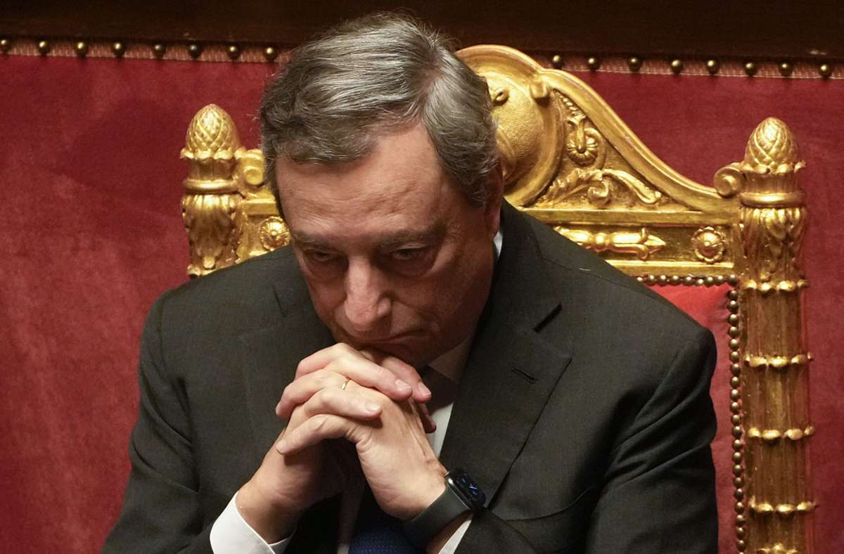 Italien: Mario Draghi bietet wohl wieder seinen Rücktritt an