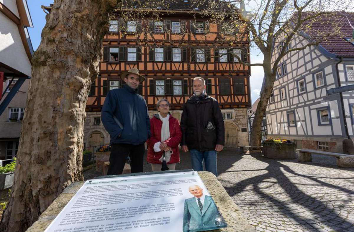 Eugen-Schempp-Platz in Sindelfingen: Späte Ehre für den Retter der Altstadt