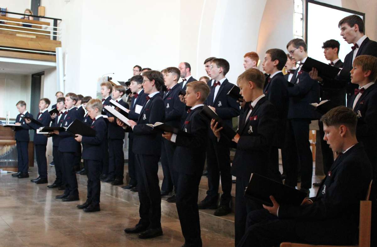 Kooperationskonzert in der Petruskirche: Aurelius Sängerknaben singen am Samstag   in Renningen