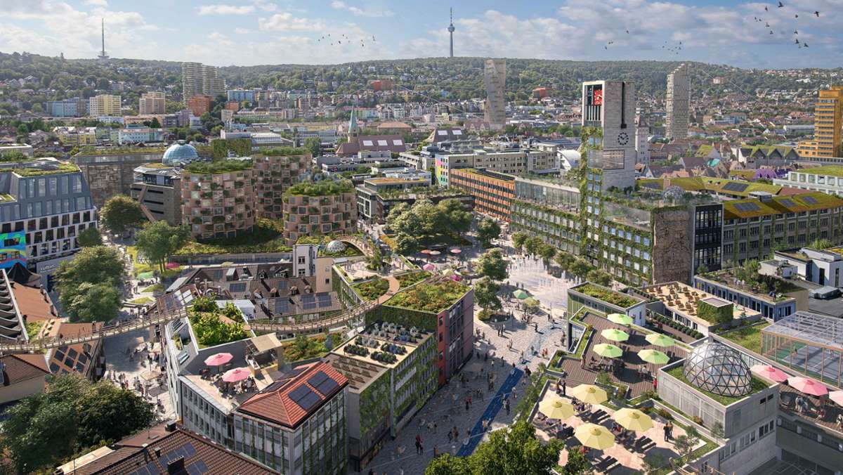 Projekt Zukunftsbilder: So könnte Stuttgart im Jahr 2045 aussehen