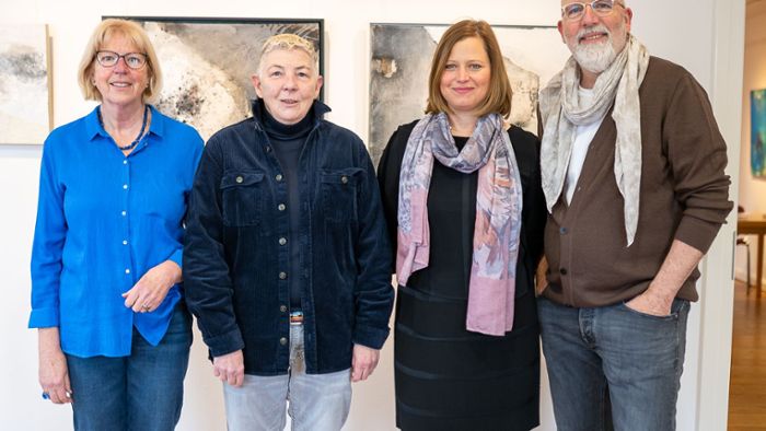 Vier Kunstschaffende stellen in  Burg Kalteneck aus