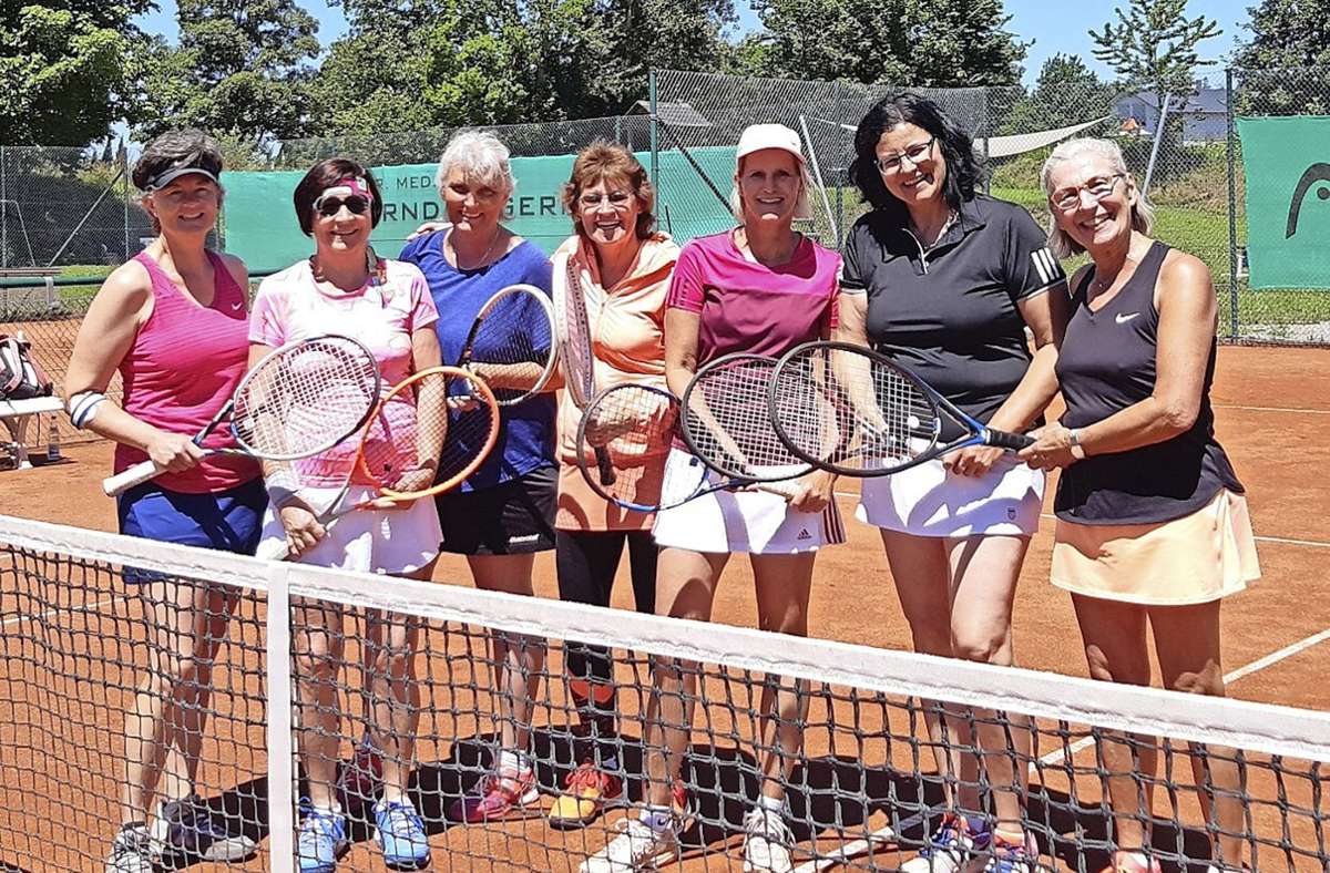 Tennis beim TC Maichingen: Vor allem für die Damen 50 läuft es in dieser Saison rund