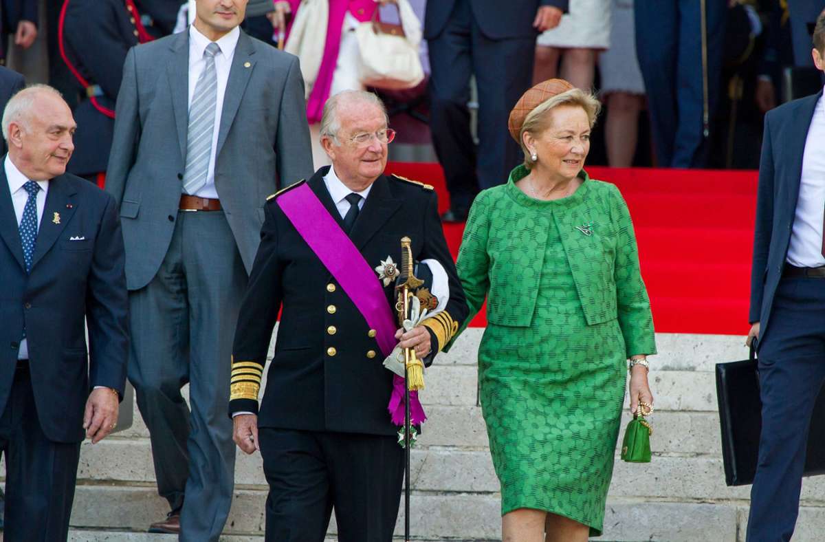 Das Vorgänger-Königspaar im Jahr 2013: König Albert II und Königin Paola