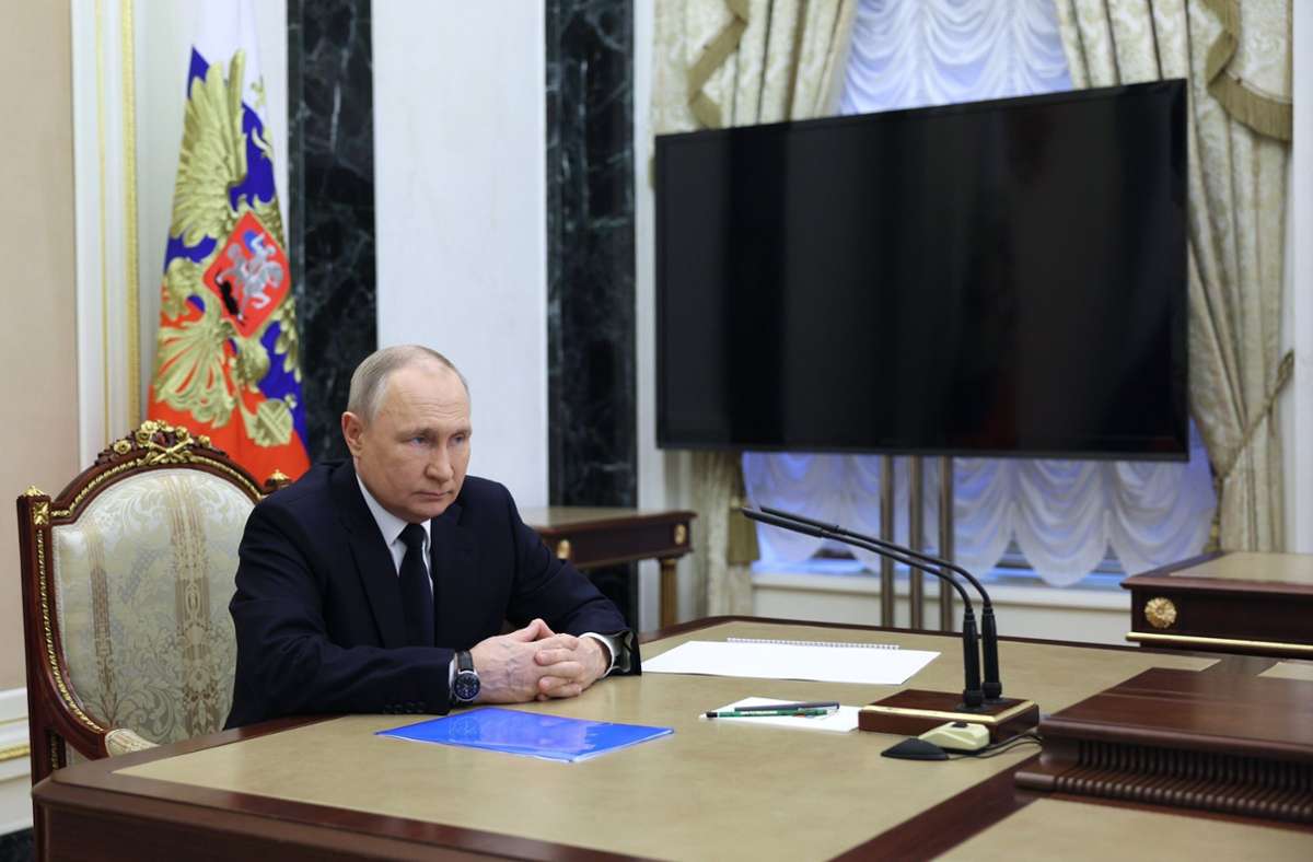 Putin  hat die Stationierung von Atomwaffen in Belarus angekündigt. Foto: dpa/Gavriil Grigorov