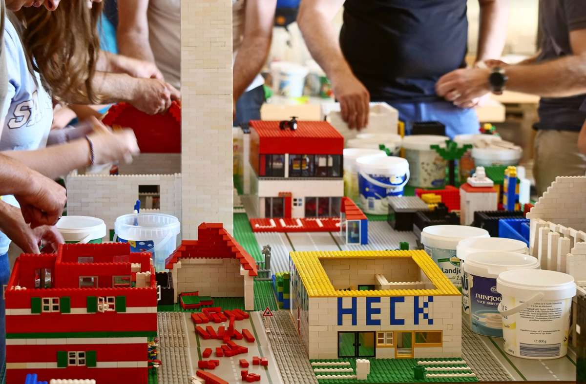 Lego-Aktion in Korntal-Münchingen: Eine Stadt aus 500.000 Steinen