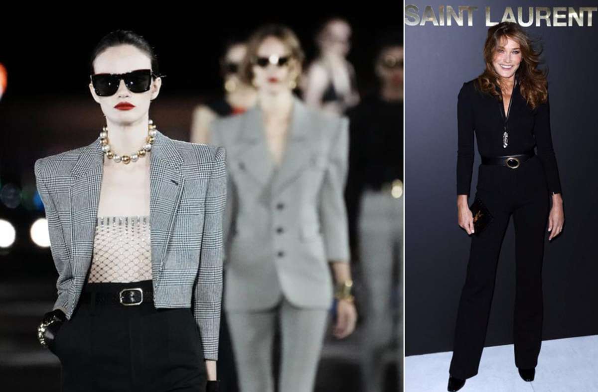 Fashion Week in Paris: Yves Saint Laurent bringt die Kastenform zurück