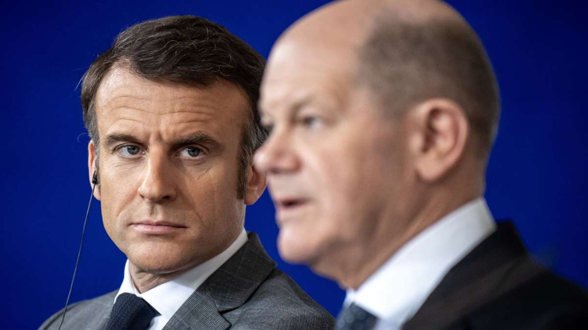 Ukraine-Politik: Macron: Kein Ärger zwischen Bundeskanzler und mir