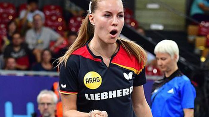Annett Kaufmann bei der Europameisterschaft auf Kurs