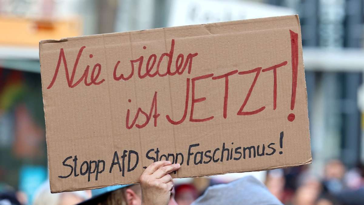 Extremismus: Gegen rechts: Tausende demonstrieren deutschlandweit