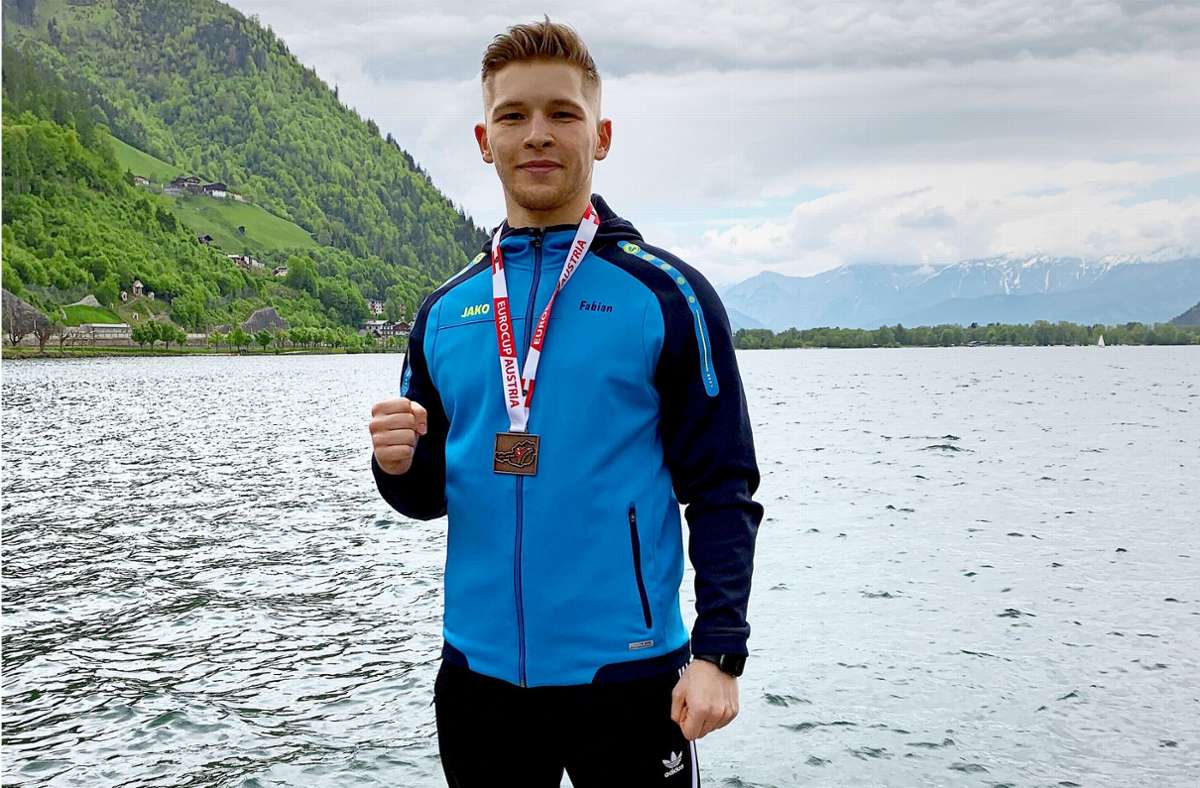 Karate bei der SV Böblingen: Fabian Straub sichert sich Platz drei bei internationalem Turnier