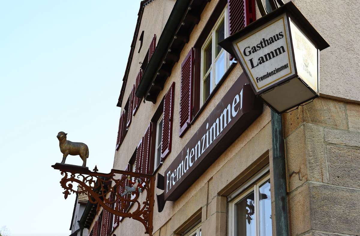 Gasthaus Lamm in Waldenbuch: Das Traditionsgasthaus steht zum Verkauf