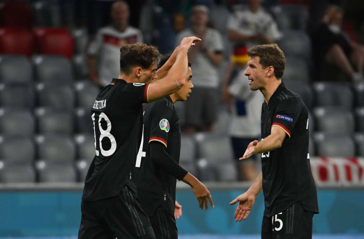 Leon Goretzka sorgte für das 2:2 und damit für den Einzug der deutschen Mannschaft ins Achtelfinale der EM.