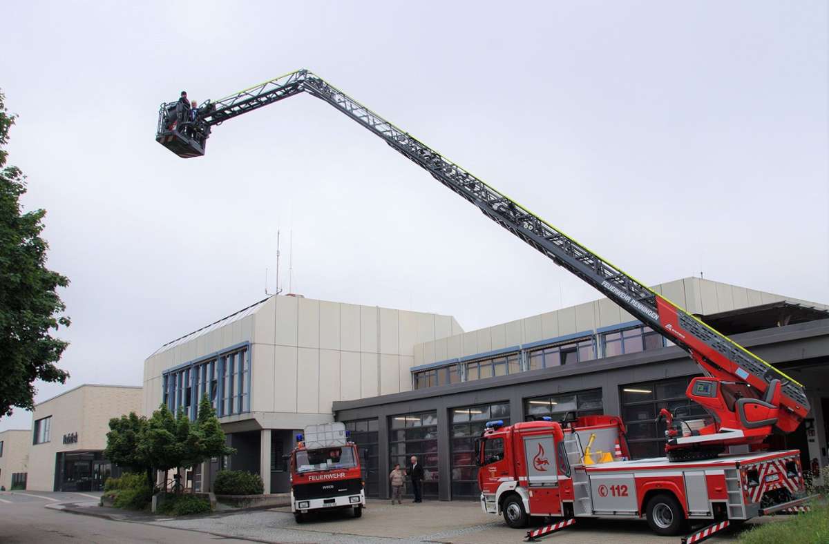 Neue Anschaffung in Renningen: Neue Drehleiter für  Feuerwehr