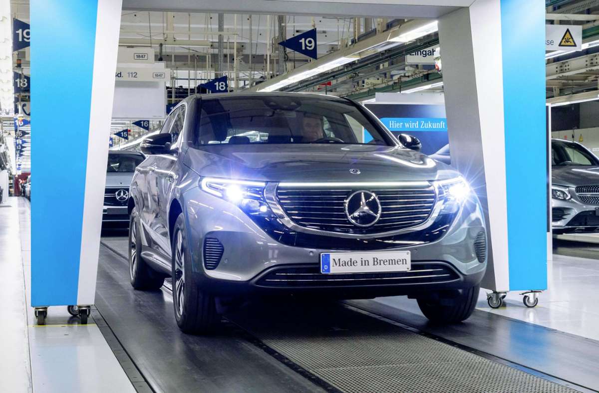 Die Produktion des EQC wird im nächsten Jahr eingestellt. Foto: Mercedes-Benz