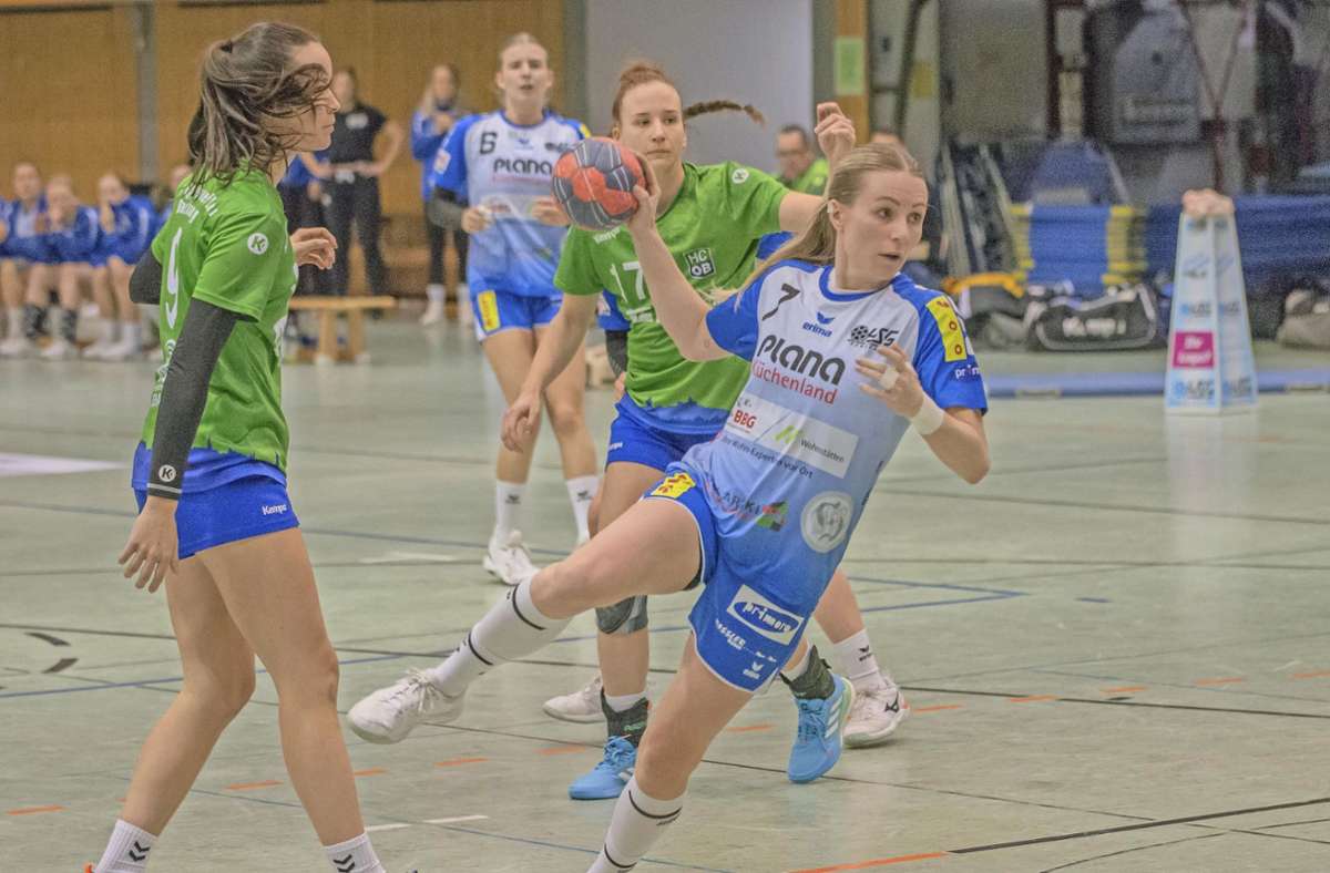 Denise Knoll gelangen zuletzt gegen Kornwestheim drei Tore für die Handballerinnen der HSG Böblingen/Sindelfingen. Foto: Marco Iker