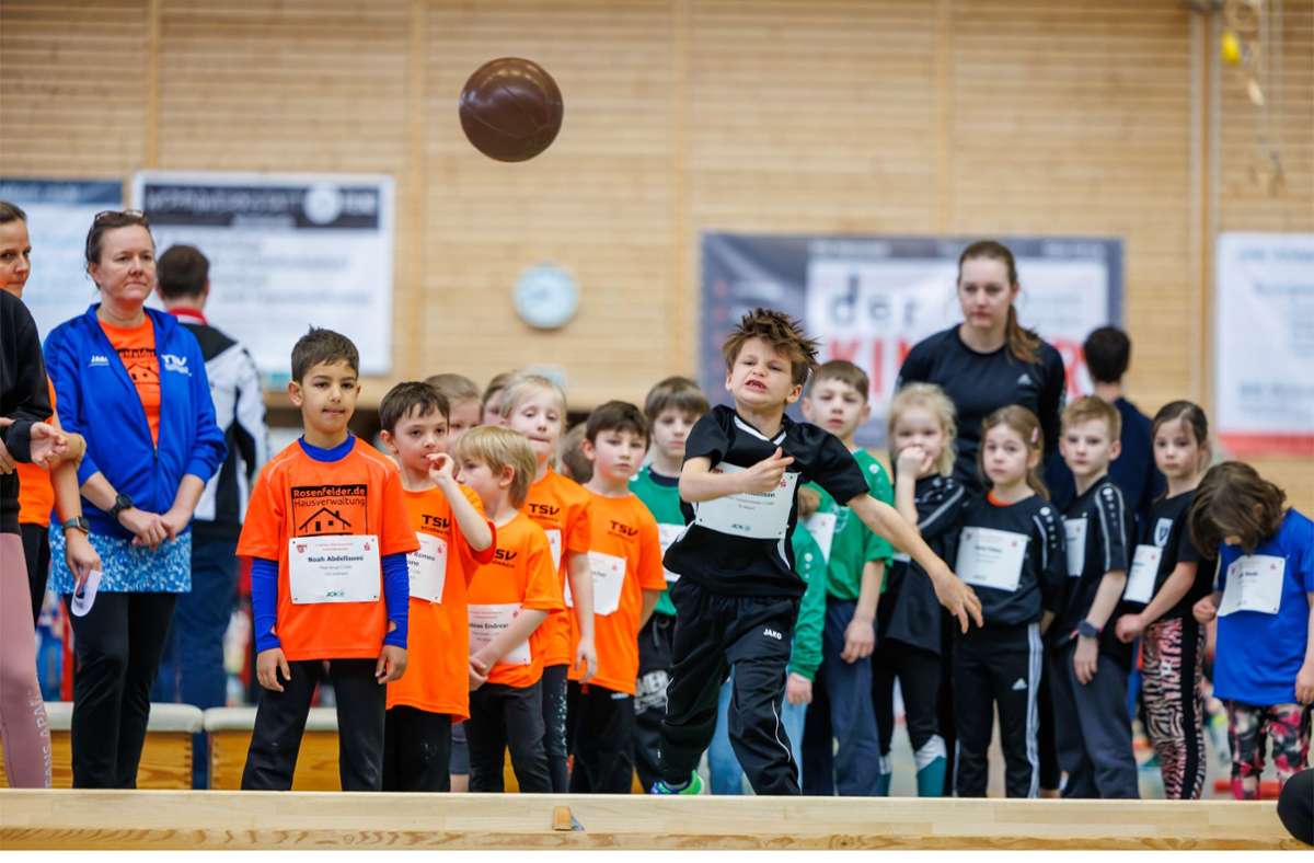 Leichtathletik: Hallensportfest in Nufringen war die zweite Station beim Kids-Cup