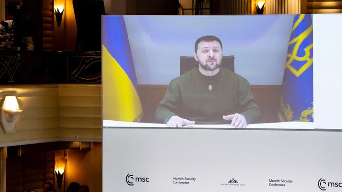 Der ukrainische Präsident und die Frage nach der Steinschleuder