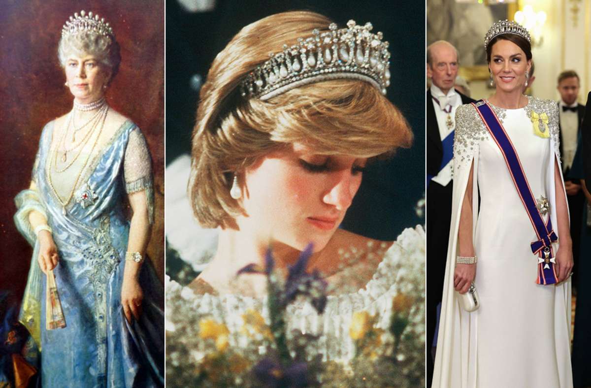 Von Queen Mary in Auftrag gegeben, von Diana berühmt gemacht, von Kate geliebt: Die „Lover’s Knot Tiara“.