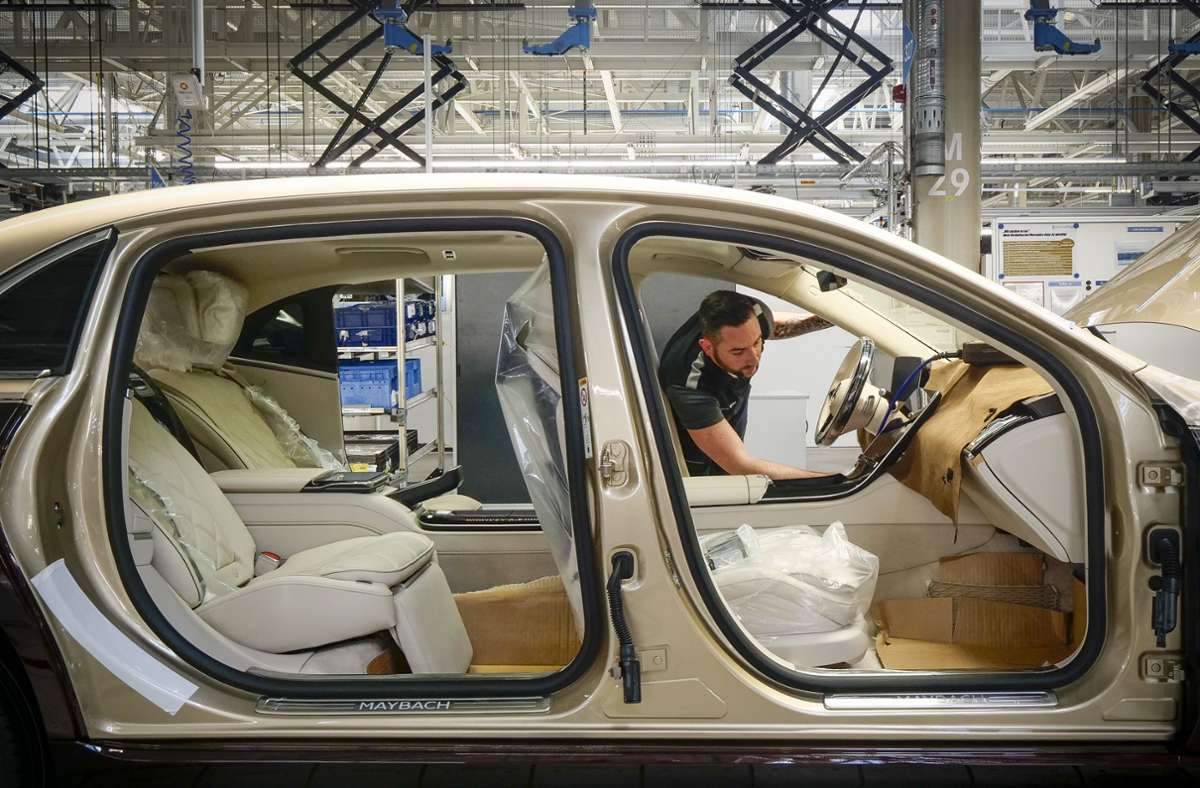 In der Factory 56 in Sindelfingen werden besonders gewinnträchtige Modelle von Mercedes-Benz gefertigt. Mehr Eindrücke gibt es in der Bildergalerie.