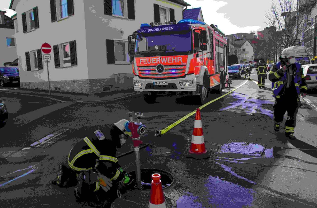 Feuerwehreinsatz in Sindelfingen