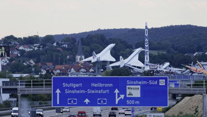 Vollsperrung der Autobahn 6 bei Sinsheim