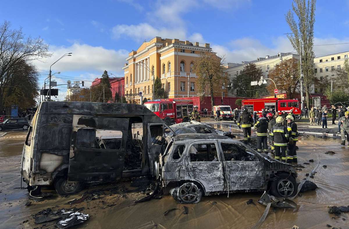 Rauchwolken über Kiew: Schwere Explosionen im Zentrum der ukrainischen Hauptstadt
