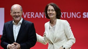 SPD-Spitzenkandidatin Barley will  besseres Wahl-Ergebnis als 2019