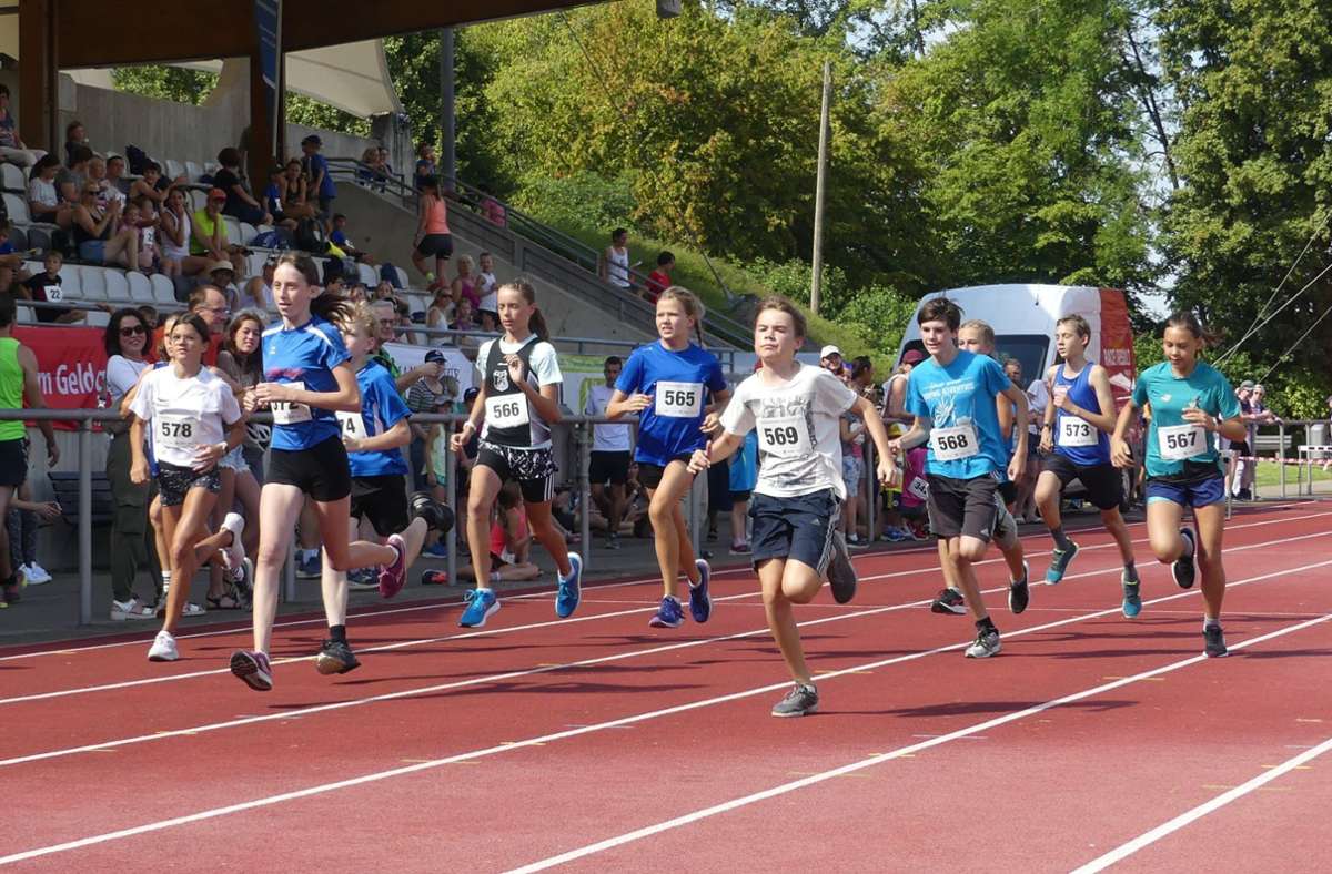 Leichtathletik: Laufspektakel des TSV Dagersheim bei heißem Sommerwetter