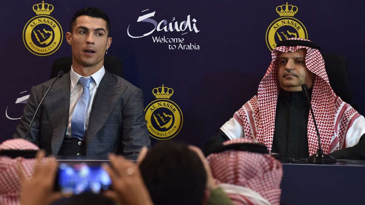 Pompöser Empfang in  Riad: Cristiano Ronaldo: „Bin ein einzigartiger Spieler“
