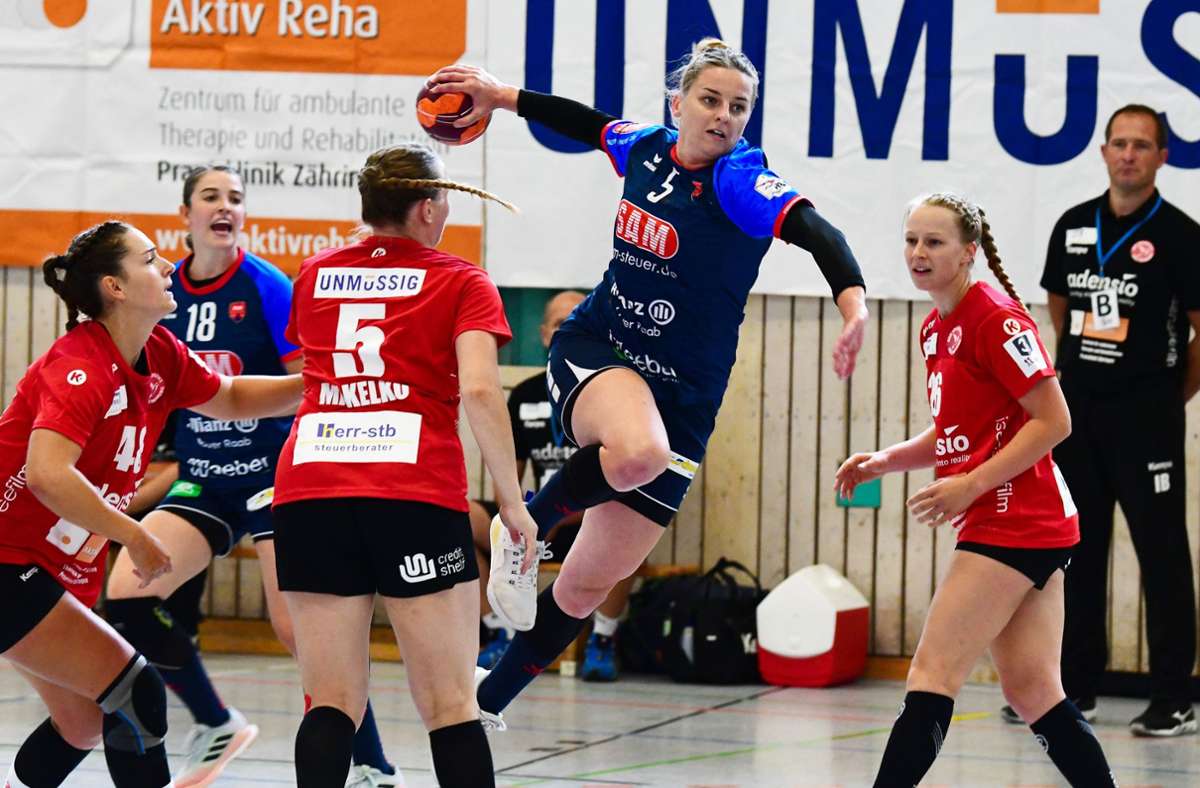 DHB-Pokal der Frauen: SG H2Ku Herrenberg meistert die erste Pokalhürde in Freiburg erst in der Verlängerung